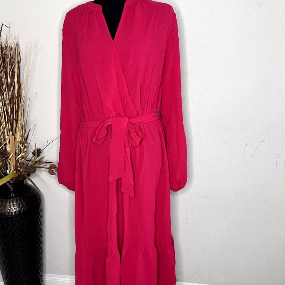 Eres Aimant Mini Linen Wrap Dress